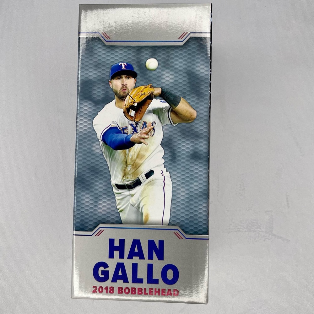Joey Gallo Texas Rangers Han Gallo Star Wars SGA Bobblehead 2018 NIB LA Dodgers